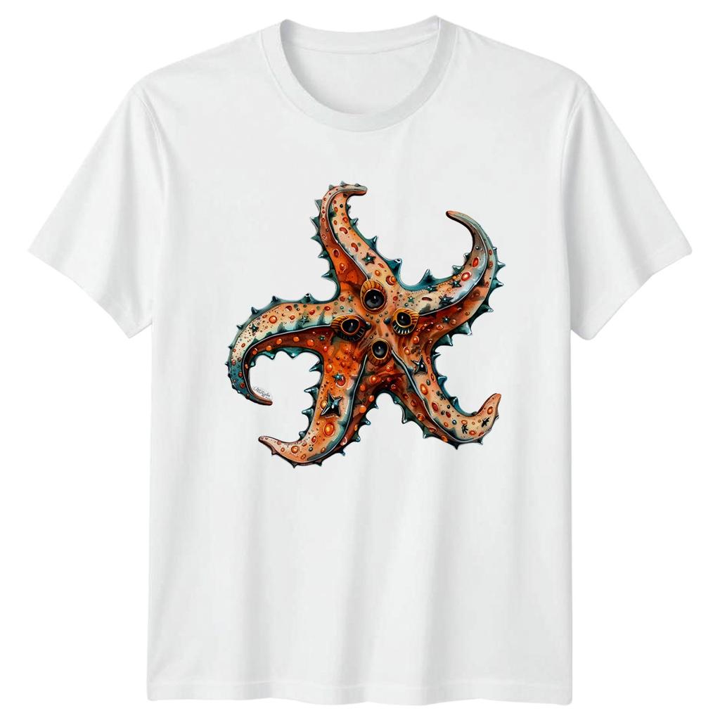 Spooky Starfish TShirt Marine Life Halloween Gift For Him And Her