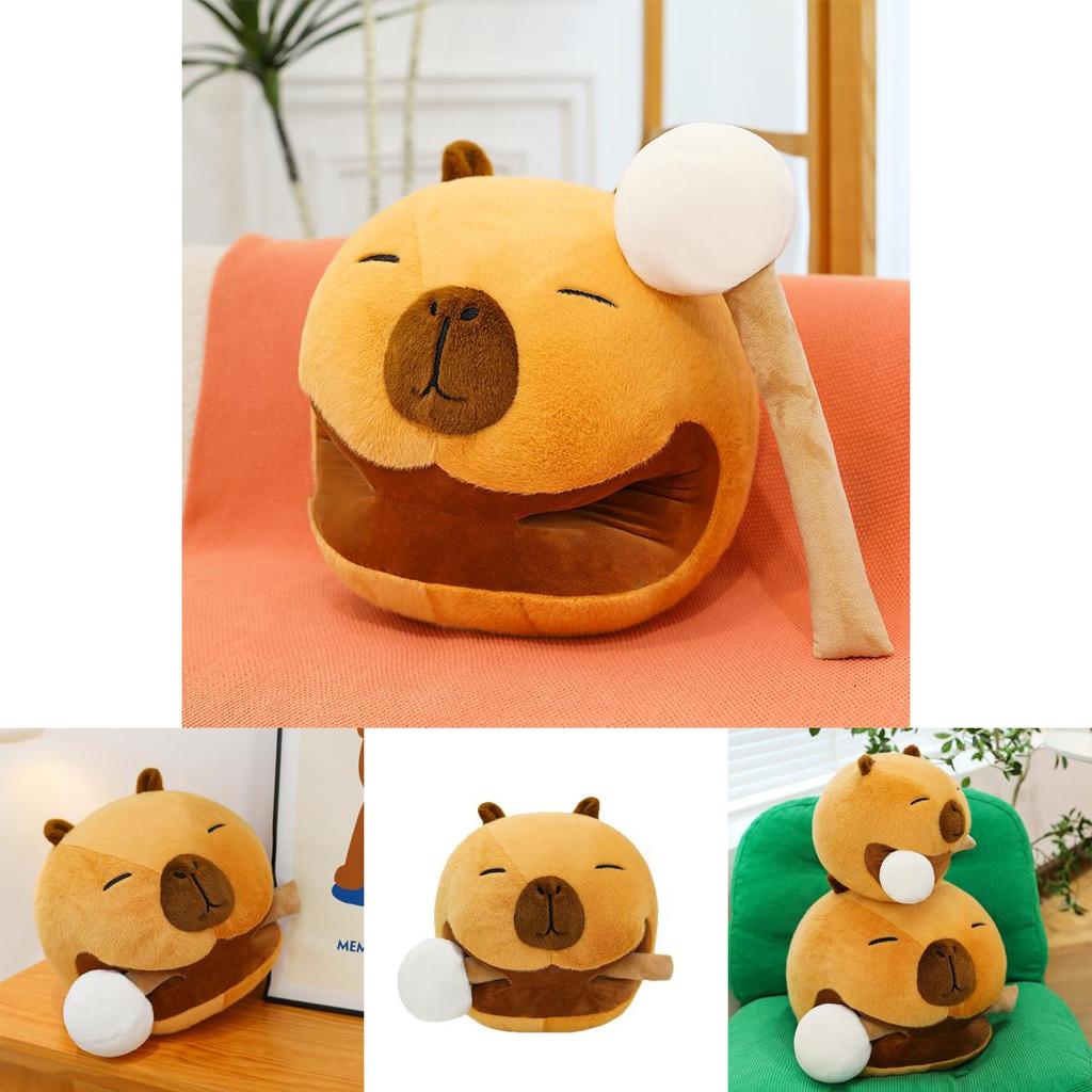 Plush Capybara Toy With Pp Cotton Filling For Kids And Home Decor