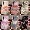 Phone Case For Vivo Y36 V2247 V2248 4G Y27 5G Y77T Y27S Y100I Butterfly Protective Casing Transparent Soft Silicone TPU Cover