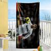 Cristiano Ronaldo Action Beach Towel Quick-Dry Soft Microfiber Comfortable Lightweight Perfect for Traveling Yoga Camping and Swimming