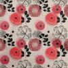 Cotton Flex Light Beige Fabric Watercolor Floral Sewing Fabric By The Yard Printed Diy Clothing Sewing Supplies 40 Inch