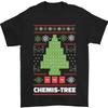 Brad Chimic de Crăciun Amuzant Xmas Știință Tricou Bărbați 100% Bumbac