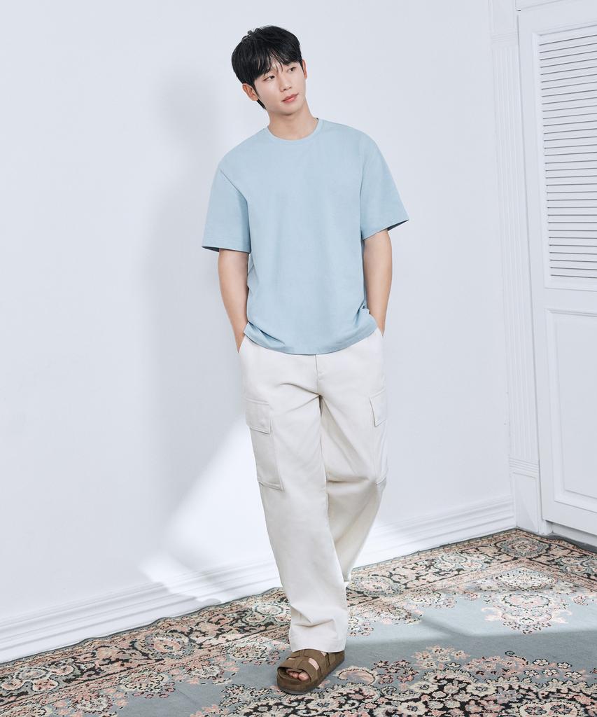MINDBRIDGE [Cool] Cotton Semi-Overfit T-Shirt - 6 Colors Myts3120