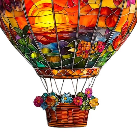 1/2 Stück Heißluftballon Sonnenfänger Robustes Acryl Sonnenlicht Reflexionsfänger Raumdeko Kinderzimmer Accessoire