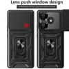 Pouzdro Slide Lens Armor Funda pro Redmi 13 4G pro Redmi Turbo 3 Note 13R POCO M6 F6 Pro 5G Magnetický kroužek s držákem a krytem