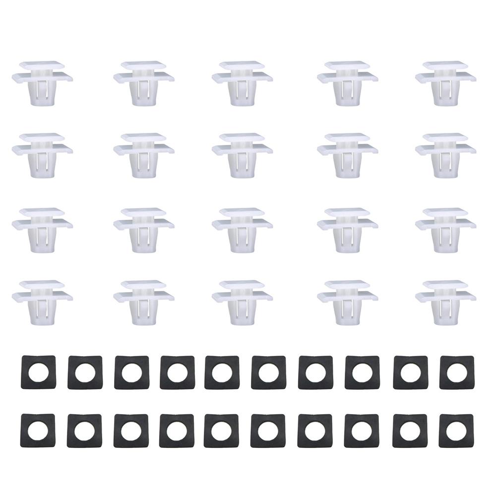 20 Pcs Outer Side Door Trim Moulding Retainer Clips 75315-S9A-004 For Honda CR-V
