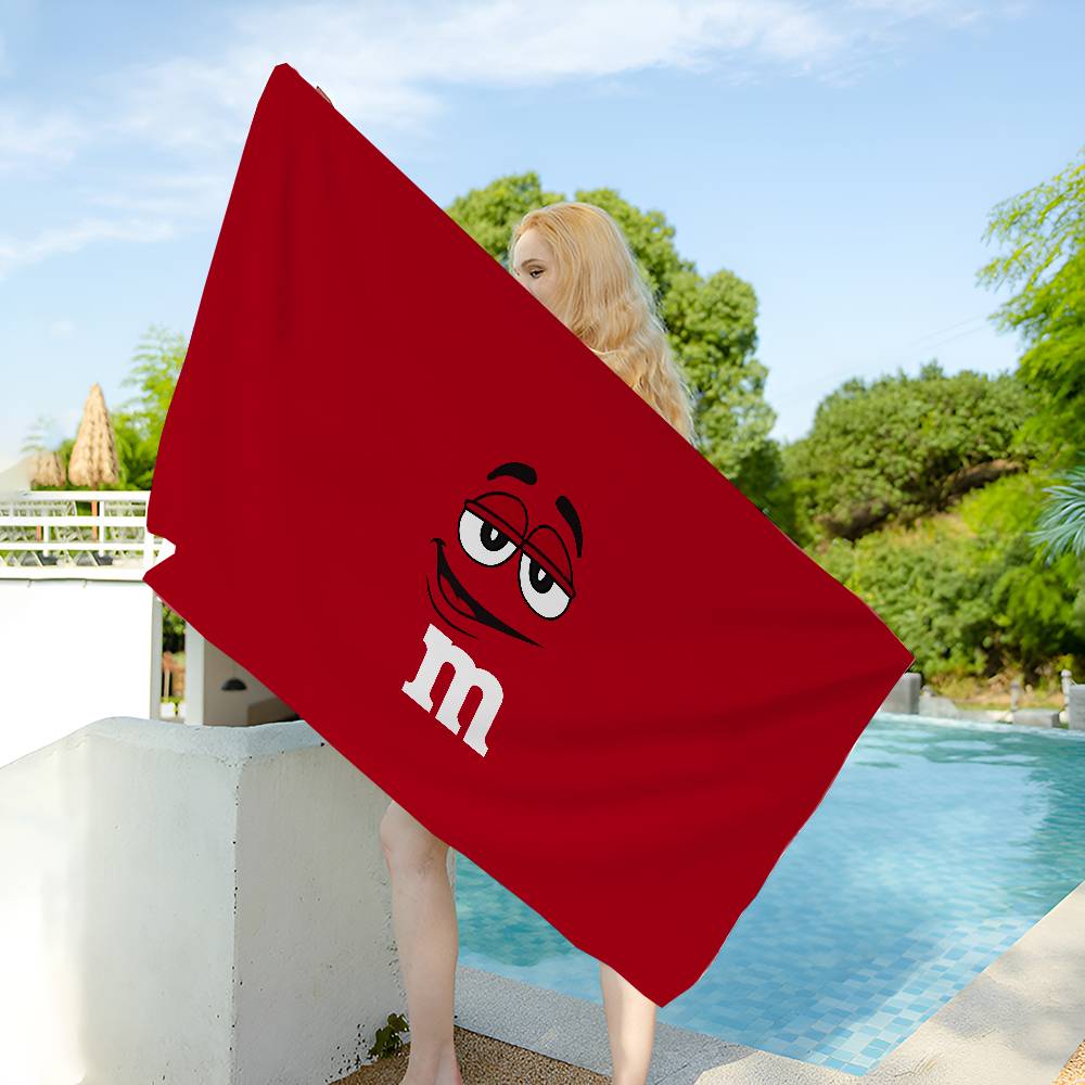 M Chocolate Candy Big Microfiber Beach Towels Quick Dry Towel Sand Beach Towels Pool Towel For Travel Swim Pool Yoga