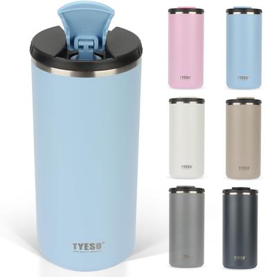 Tumbler with Lid, Leak-Proof, Vacuum Insulated, Large Capacity, Stainless Steel Thermos, Water Bottle, Coffee Cup, Direct Drinking, Portable,