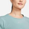 Nike Eenfarget rund hals kort ermet t-skjorte dame topper blå DD0619-309