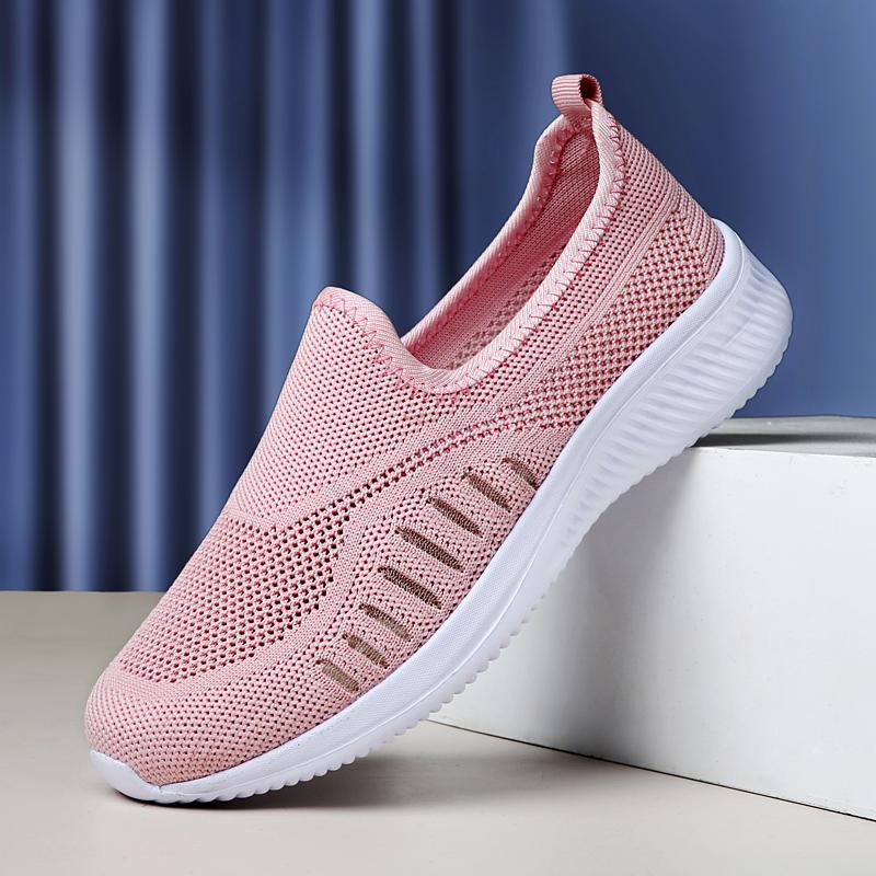 Fashion Women's Vulcanized Shoes High Quality Casual Sneakers Non-slip Flats Size 43 Walking Mom Fitness Flats for Women