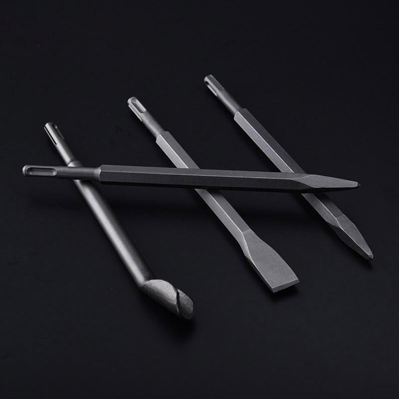 Advanced Rotary Hammer Chisel Bits Set With Chrome Steel Tile Bull Point Chisel For Superior Durability