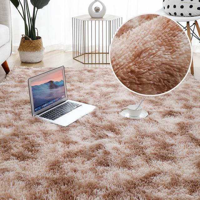 Soft Velvet Thick Carpet For Living Room Plush Rug Fluffy Floor Carpets Children Bed Room Home Decor Rugs