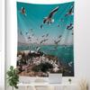 Prachtig natuurlijk landschap tapijt muur hangend strand picknickkleed camping tent slaapmatje woondecoratie