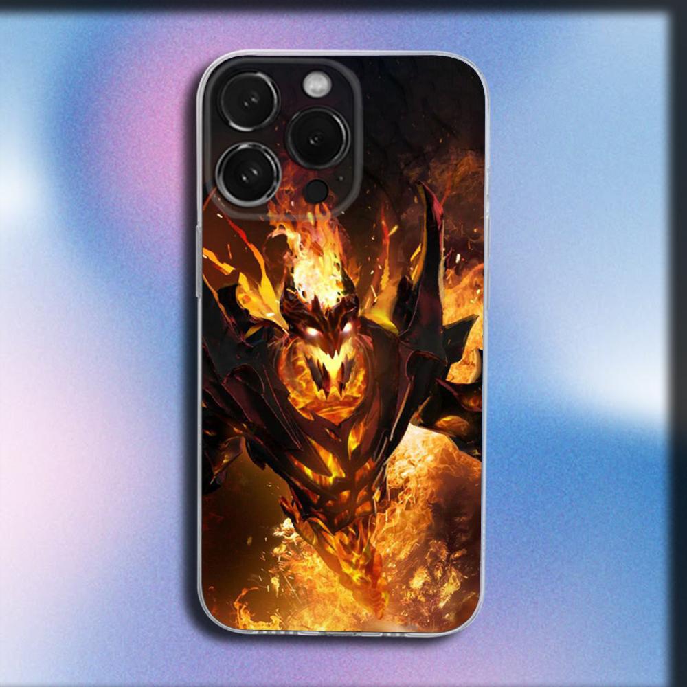 D-Dota 2 Cool Game Phone Case For iPhone 16,15,14,13,12,11 Plus,Pro,Max,XR,XS,X,Plus,SE,Mini Transparent Soft Cover