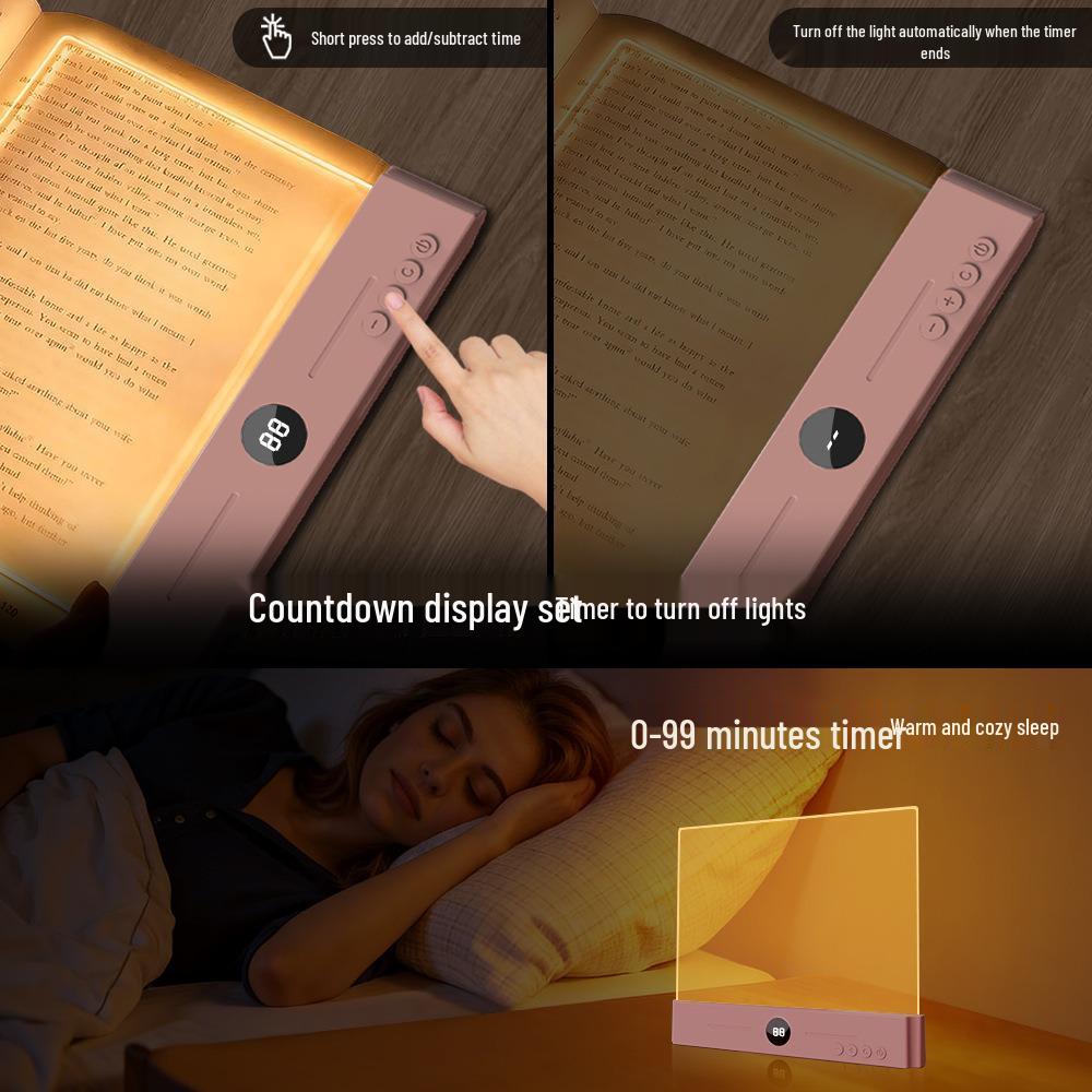 Ultra-Thin LED Bedside Lamp for Eye Protection and Reading