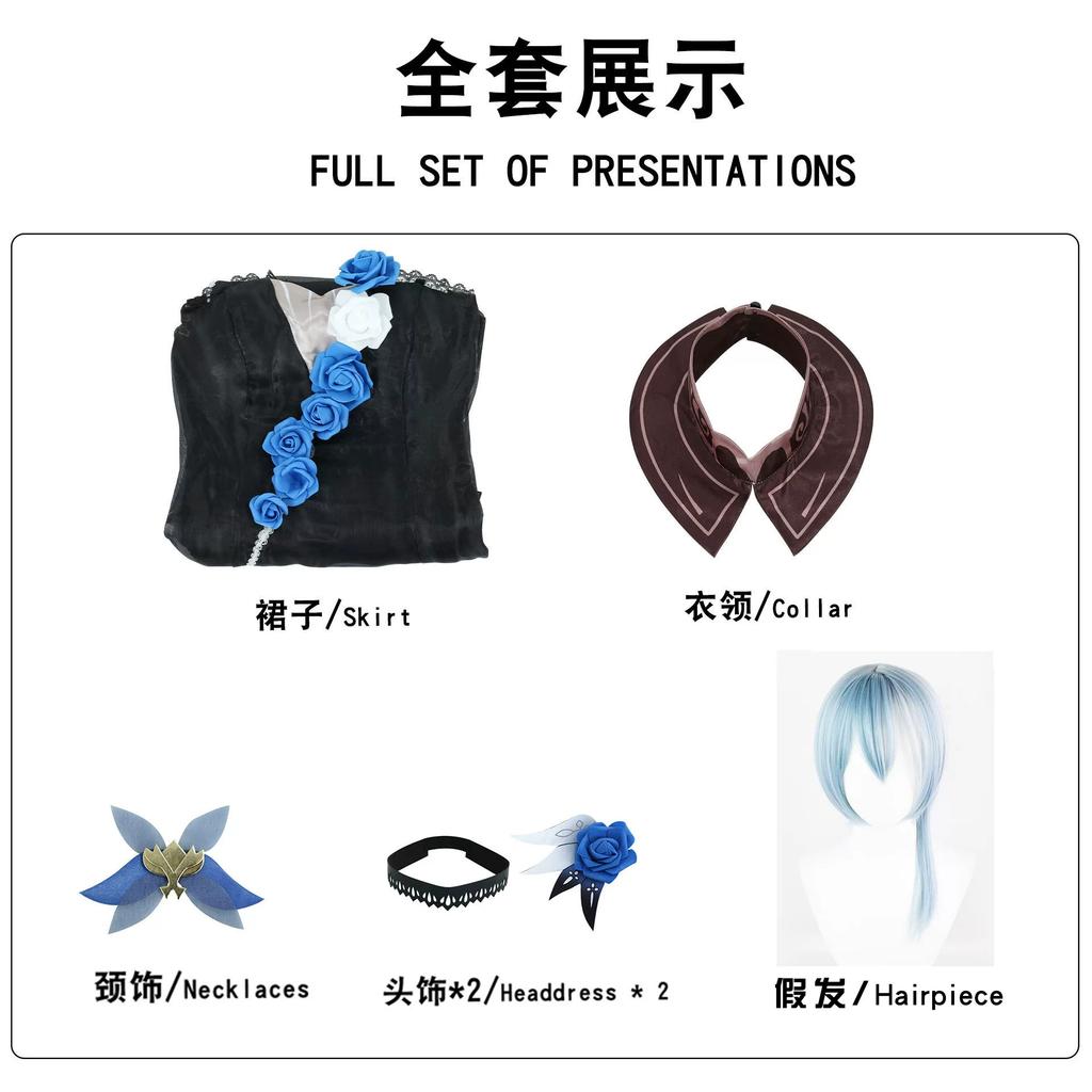 Genshin Impact Cosplay Costume Wig Hair Women Dancer Dress Carnival Uniform Anime Halloween Costumes