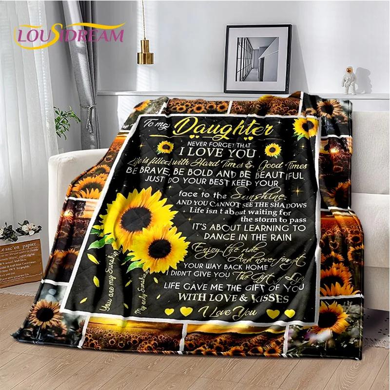 29 Estilos Nueva Manta de Regalo Para Mi Hijo Hija Nieta Carta Manta Suave para Hogar Dormitorio Cama Sofá Cubierta de Picnic