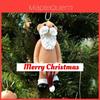 Naked Santa Naughty Christmas Ornament Acrylic Cartoon Tree Decoration For Festive Cheer