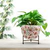 Pots for Plants, Plant Pots for Home Decoration, Succulent Pot, Indoor Planter Balcony Garden Decor (Size: 6X6 Inch) Style: Floral Fresco