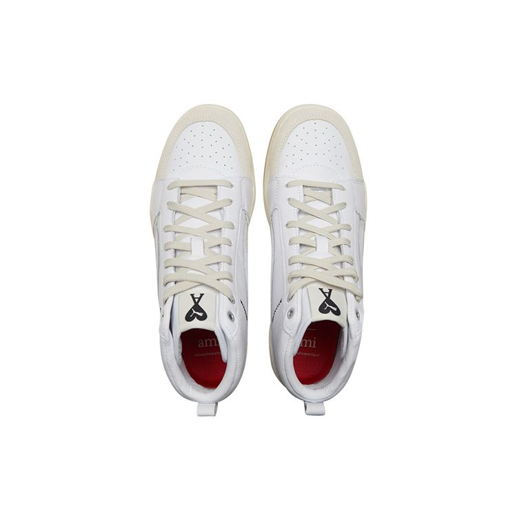 Adidași Unisex AMI x Puma Slipstream Mid White Pristine 384342-01