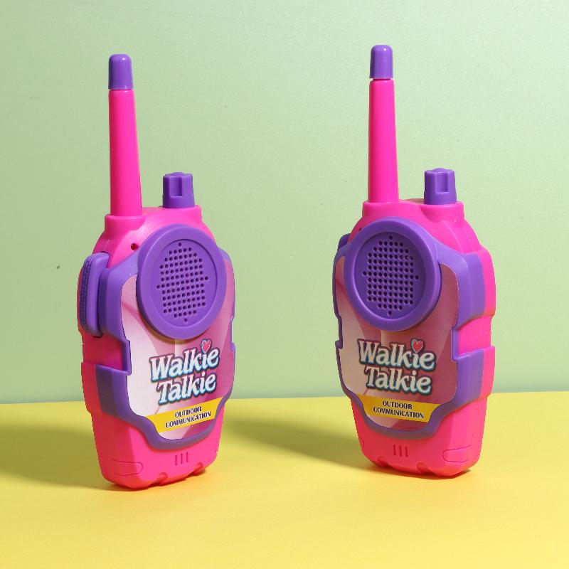 2Pcs Children Parent-Child Intercom Machine Cartoon Cute Walkie-Talkie Mobile Phone Outdoor Toys Boys And Girls Educational Toy