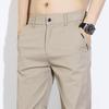 Pantalon d'été fin, ample, jambe droite, tendance, extensible, Slim, léger et polyvalent pour hommes