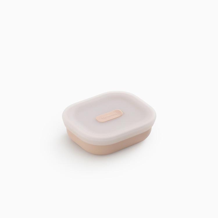 Tackaon 1.2.3 Infant Rice Bowl Set of 2 Topping Baby Food Baby Silicone Tableware Storage Container Bowl Self-Direction