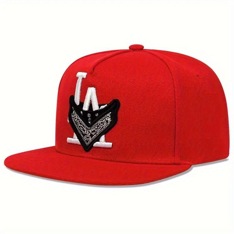 Men Women Flat Adjustable Hats Summer Fashion Sports Cap Street Embroidery Unisex Cap Snapback Outdoor Leisure Baseball Flat Hat