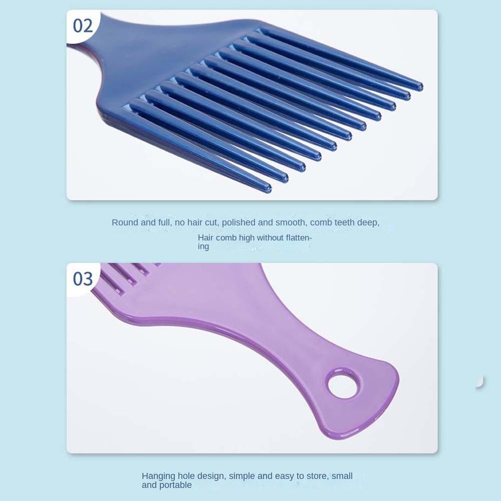 Hair Accessories Oil Head Fork Comb Fork Hairbrush Wide Tooth Hair Comb Portable Barber