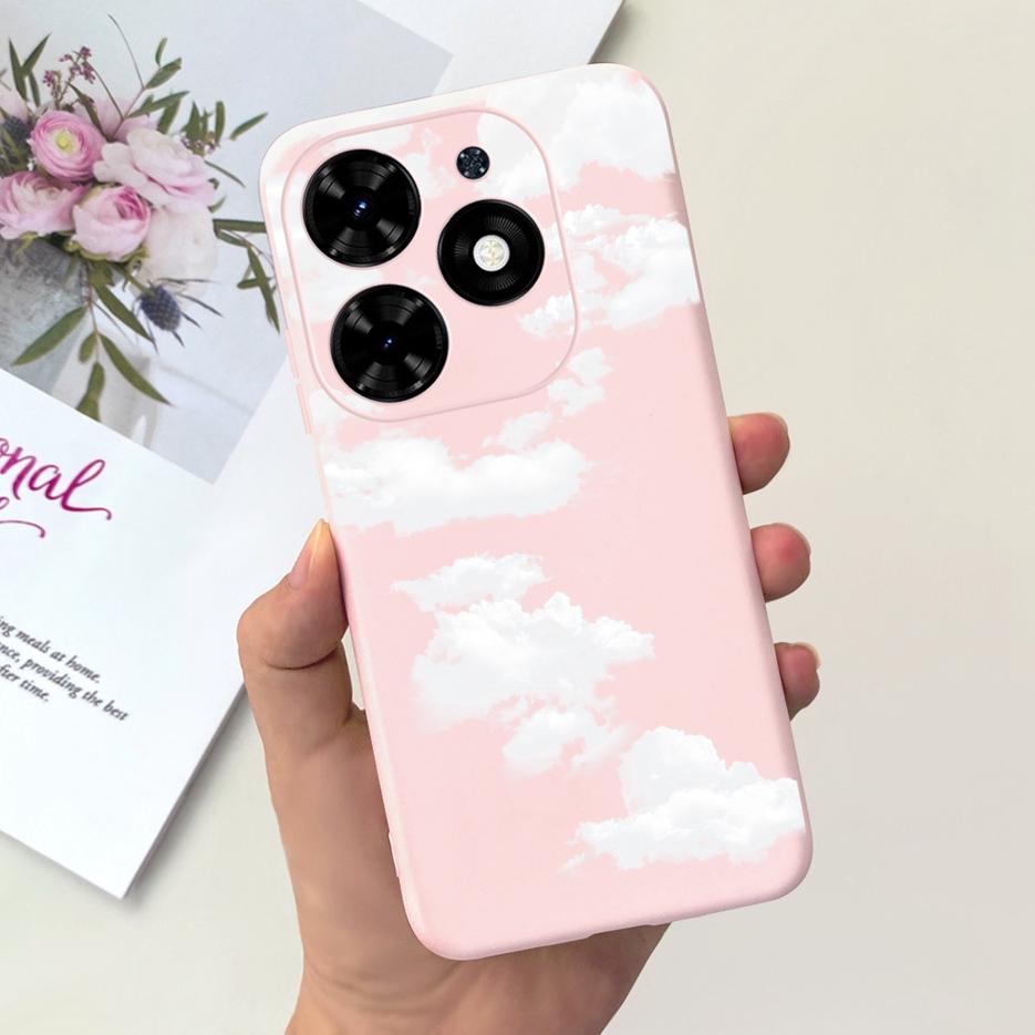 For Tecno Spark Go 2024 Case BG6 New Fashion Candy Painted Cover Soft TPU Phone Case For Tecno Spark Go 2024 Fundas 6.6'' Bumper