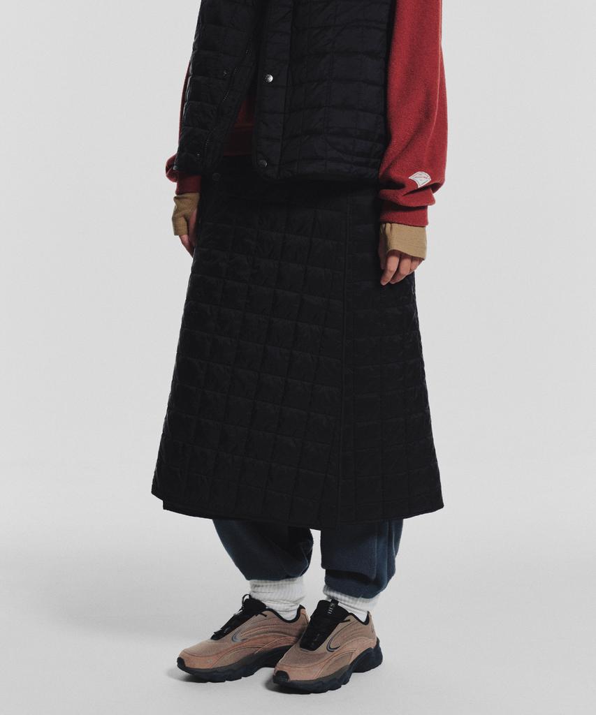 Minasu Mns Line Quilting Long Skirt_Black