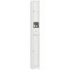 185 Cm Tall Bathroom Cabinet with Arched Doors - White