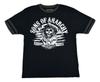 Sons of Anarchy Herre Redwood Originals Reaper Grafisk Svart Skjorte Ny Medium