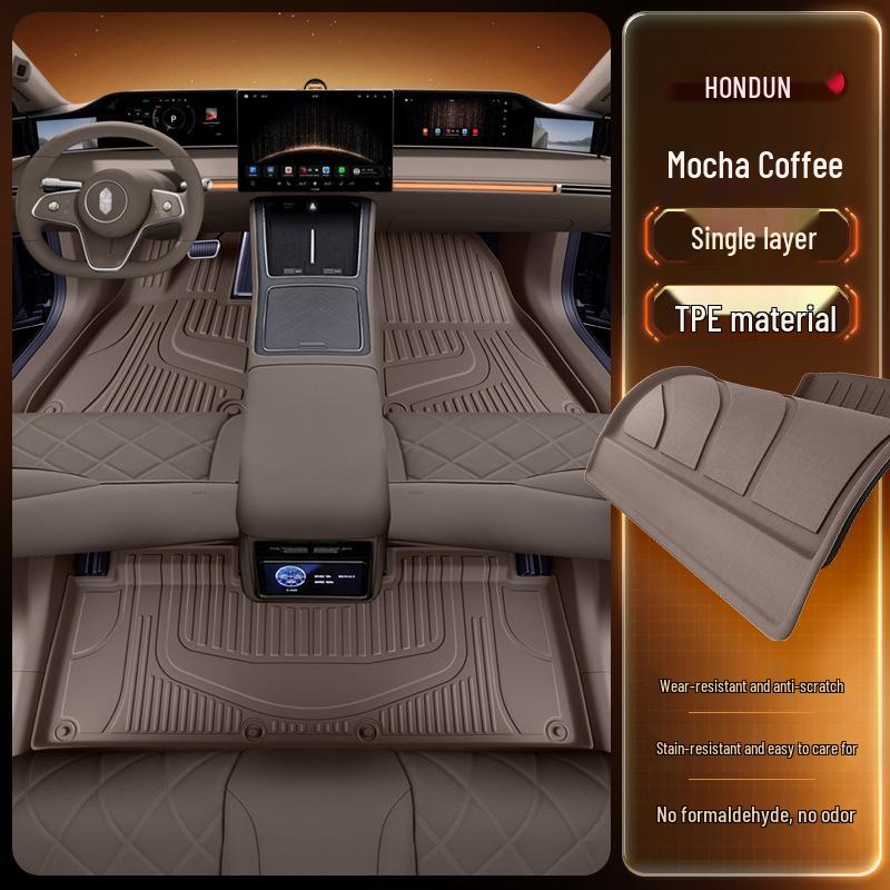 2026 Hongqi S9 TPE Fußmatten: Komplettes Innenraumteppich-Set für Fünfsitzer