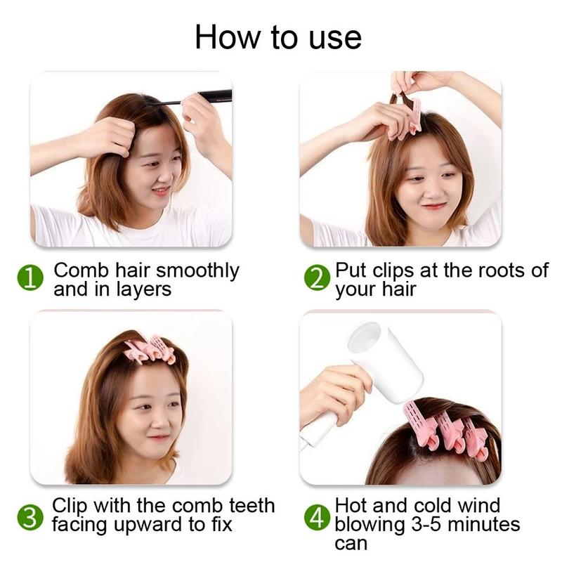 Hair Root Fluffy Clip Bangs Curler Self-adhesive Curling Hair Styling Tool Hair Curler Fluffy Hair Accessories