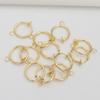 10 Stück Mode Unsichtbare Ohrclips 13 mm Feder Ohrclips mit hängendem DIY Handmade Conversion Zubehör