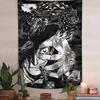 Cool Alucard Anime HHellsing Tapestry Art Printing Japanese Anime Wall Tapestry Anime Wall Hanging Home Decoration