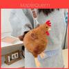 Sac à Bandoulière En Peluche Poussin Dessin Animé Pour Enfants Petit Sac à Fermeture Éclair Pour Voyage Décontracté