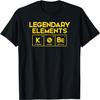 Legendary Elements of Basketball, K-O-Be, Periodic Table Fun T-Shirt