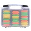 24pcs EVA Fishing Line Storage Spools Winding Board Tool Bobbin Tackle Mix Color
