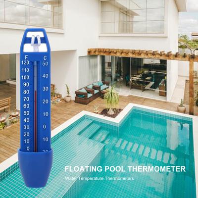 Floating Pool Thermometer Water Temperature Thermometers with String Rope for Outdoor Indoor