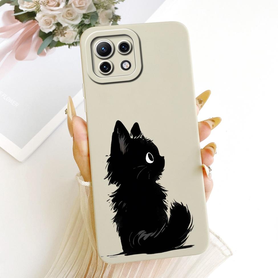 For Xiaomi Mi 11 Lite Casing For Xiaomi Mi 11 Lite 5G Cover Fashion Cartoon Cute Funny Painted Silicone Phone Case