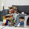 Anime Detective C-Conan Gepersonaliseerde Kussenhoes Kinder Slaapkamer Wild Feest Decor Kussensloop Kind Verjaardag Douche Cadeau