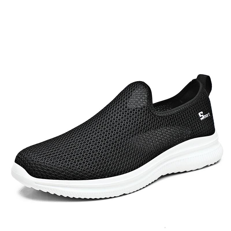 New Men's Sneakers Breathable Unisex Casual Shoes Outdoor Non-Slip Mesh Loafers Walking Lightweight Fashion Men Shoes