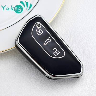 TPU Car Key Case Cover Shell Fob For Volkswagen VW Golf 8 MK8 ID-4 ID-6 for Skoda Octavia A8 for Seat Leon FR MK4 Cupra