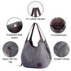 Women Canvas Shoulder Bag Handbag Multi-pockets Vintage Totes Hobo Bags