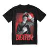 Edizione Limitata Casual Cotone Retrò Streetwear per Primavera Estate 2026 Dexter Morgan Bay Butcher T-shirt per Unisex e Donna