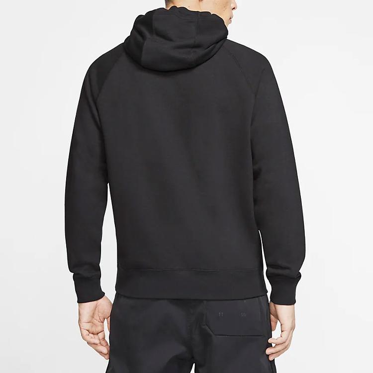 Nike Sportswear Swoosh Pullover Hoodie Sweatshirt Men Tops Black CJ4864-010