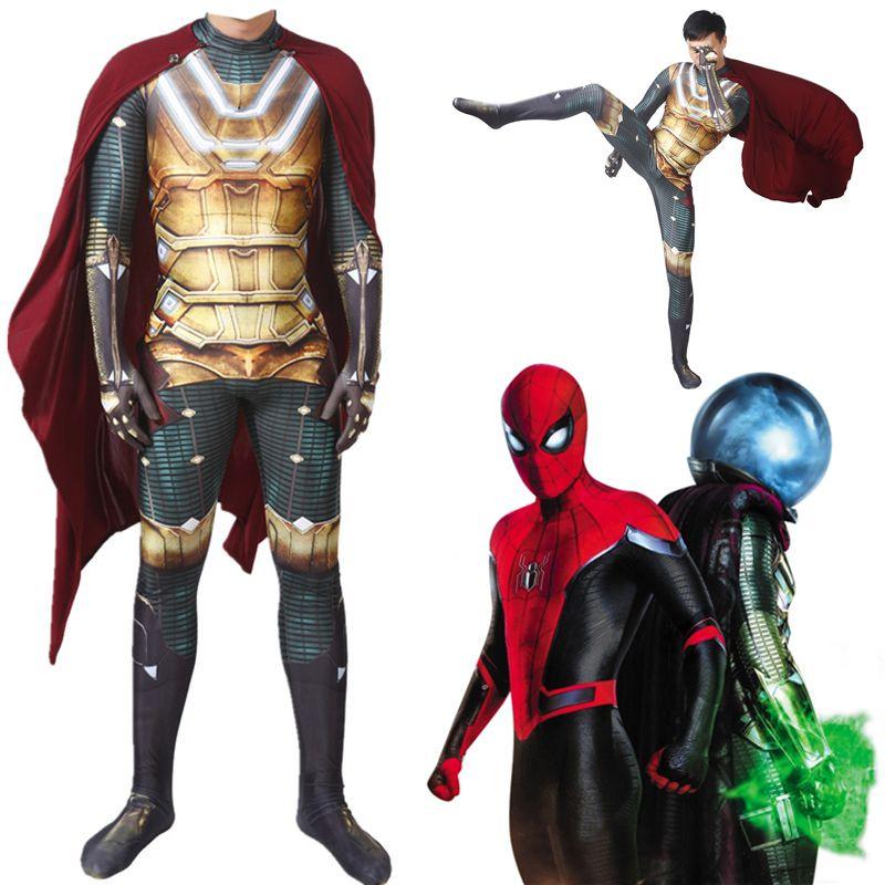 Spider-man Far From Home Mysterio Costume With Exquisite Workmanship**
