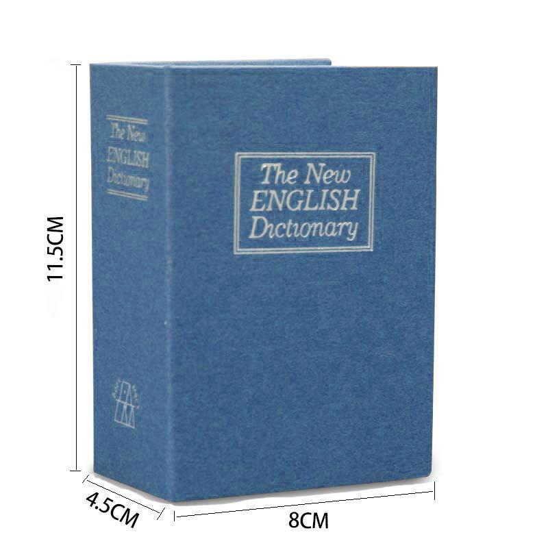 Dictionary Mini Book Safe Security Key Locker Money Hidden Secret Safe Key Safe Box Cash Money Coin Storage Jewellery Lock Box